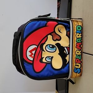 COPY - Kids Super Mario lunch box 9x7x5 EUC
